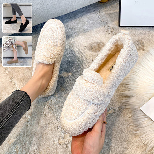 Mocassins Douillets à Enfiler avec Finition Texturée Élégante